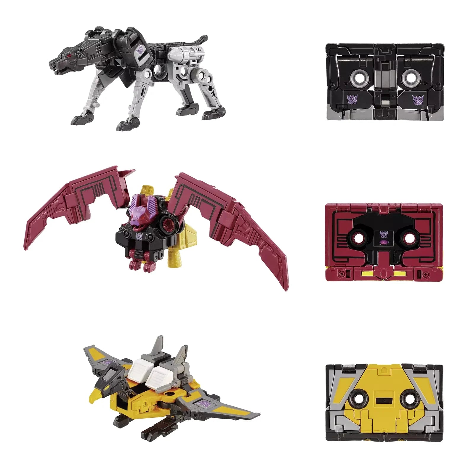 TRANSFORMERS - MPG-22 Jaguar, Buzzsaw & Ratbat - Figure