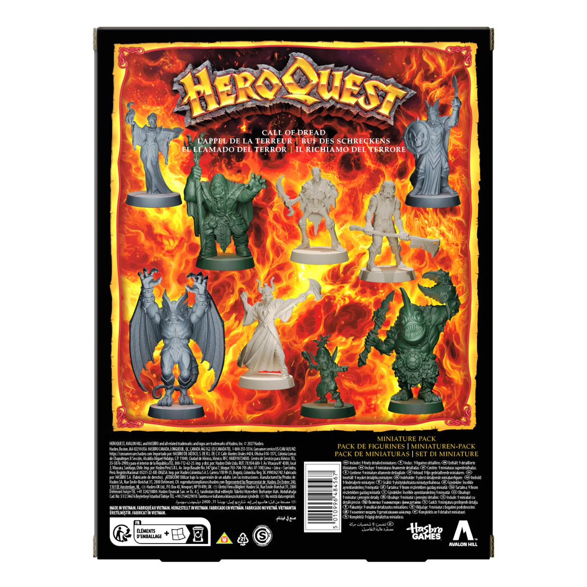 HEROQUEST - Call of dread - Miniature Pack 2.8cm