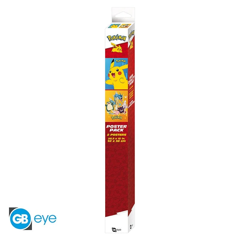 POKEMON - Colourful Characters - Set 2 posters '52x38'