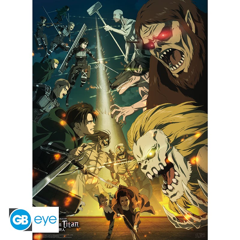 ATTACK ON TITANS - Set 2 - Set 2 posters '52x38'
