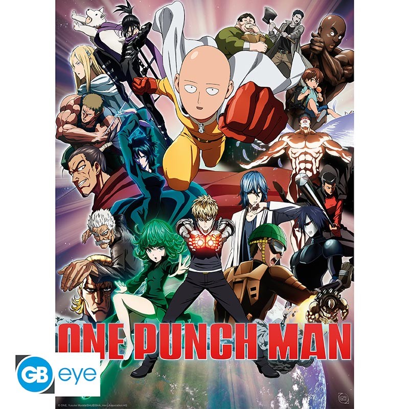 ONE PUNCH MAN - Saitama & Genos - Set 2 posters '52x38'