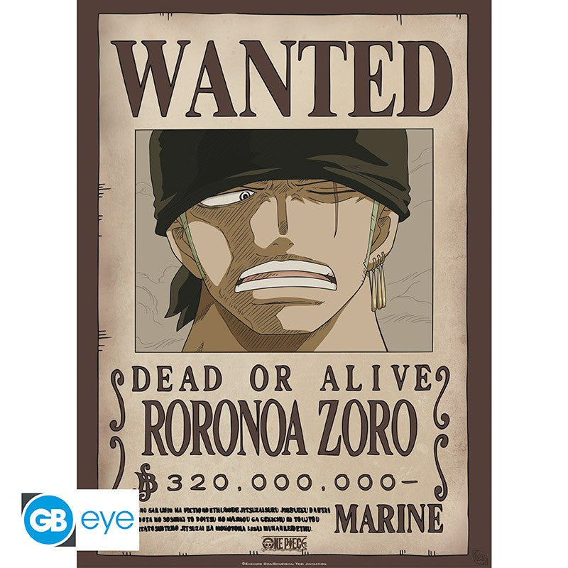 ONE PIECE - Wanted Zoro & Sanji - Set 2 posters '52x38'