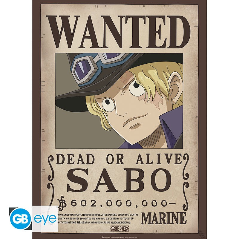 ONE PIECE - Wanted Sabo & Ace - Set 2 posters '52x38'