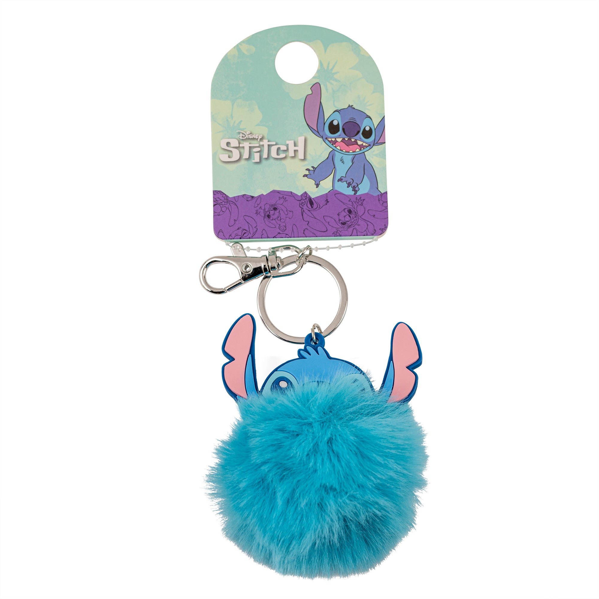 STITCH - Pom Pom Keyring