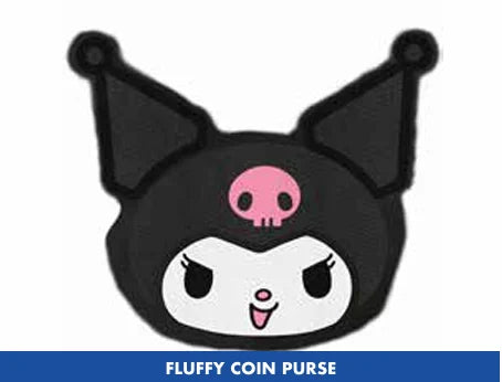 KUROMI - Fluffy Coin Purse