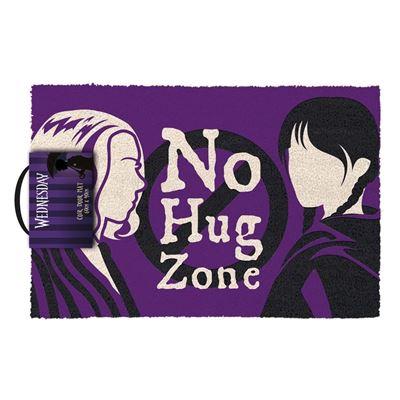 WEDNESDAY - No Hug Zone - Coir Doormat '40x33cm'