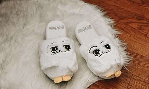 HARRY POTTER - Hedwig - Mule Slippers UK 5-7