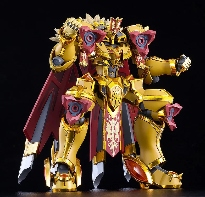 KNIGHT'S & MAGIC -Goldleo -Plastic Model Kit Moderoid Royal Metal 13cm