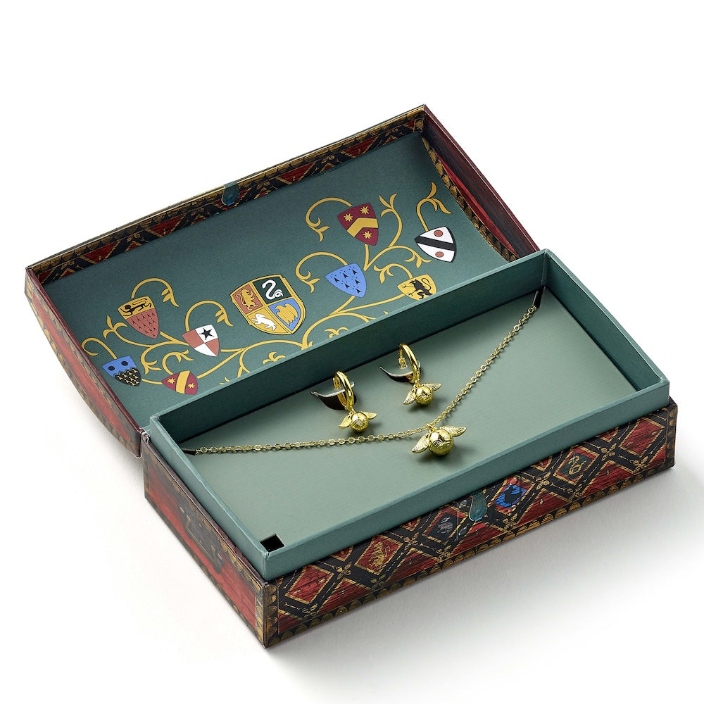 HARRY POTTER - Quidditch Gift Set - Necklace & Earrings