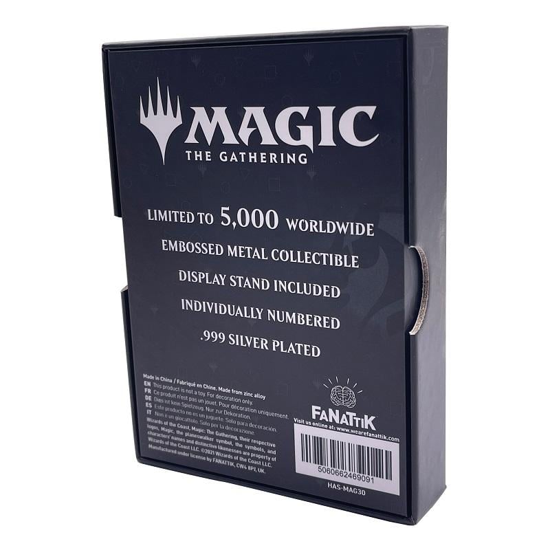 MAGIC THE GATHERING - Ajani Goldmane - Silver Plated Card Collector