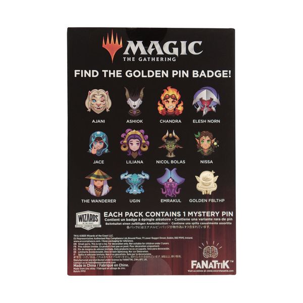 MAGIC THE GATHERING - Mystery Box of 12 Pin Badge