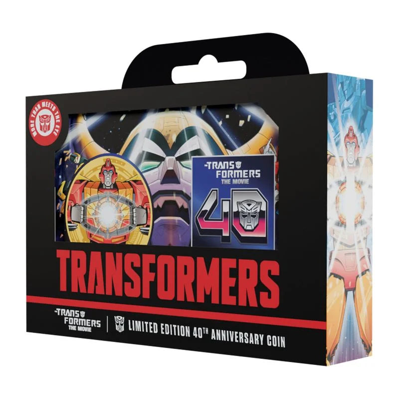 TRANSFORMERS THE MOVIE - 40th Anniversary - Limited Edition Coin