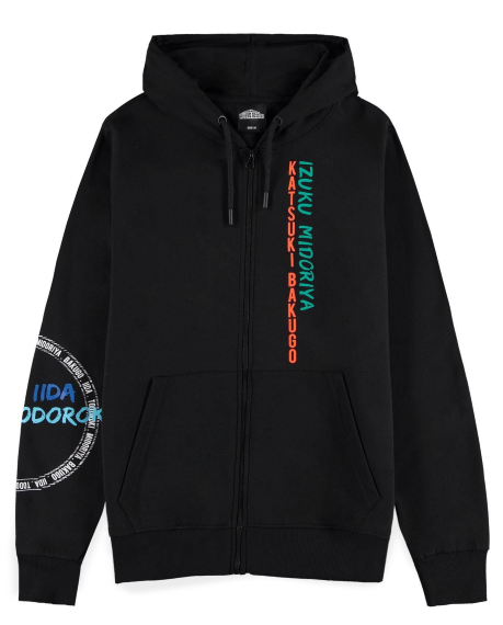 MY HERO ACADEMIA - Izuku Midoriya - Men's Zipper Hoodie (L)