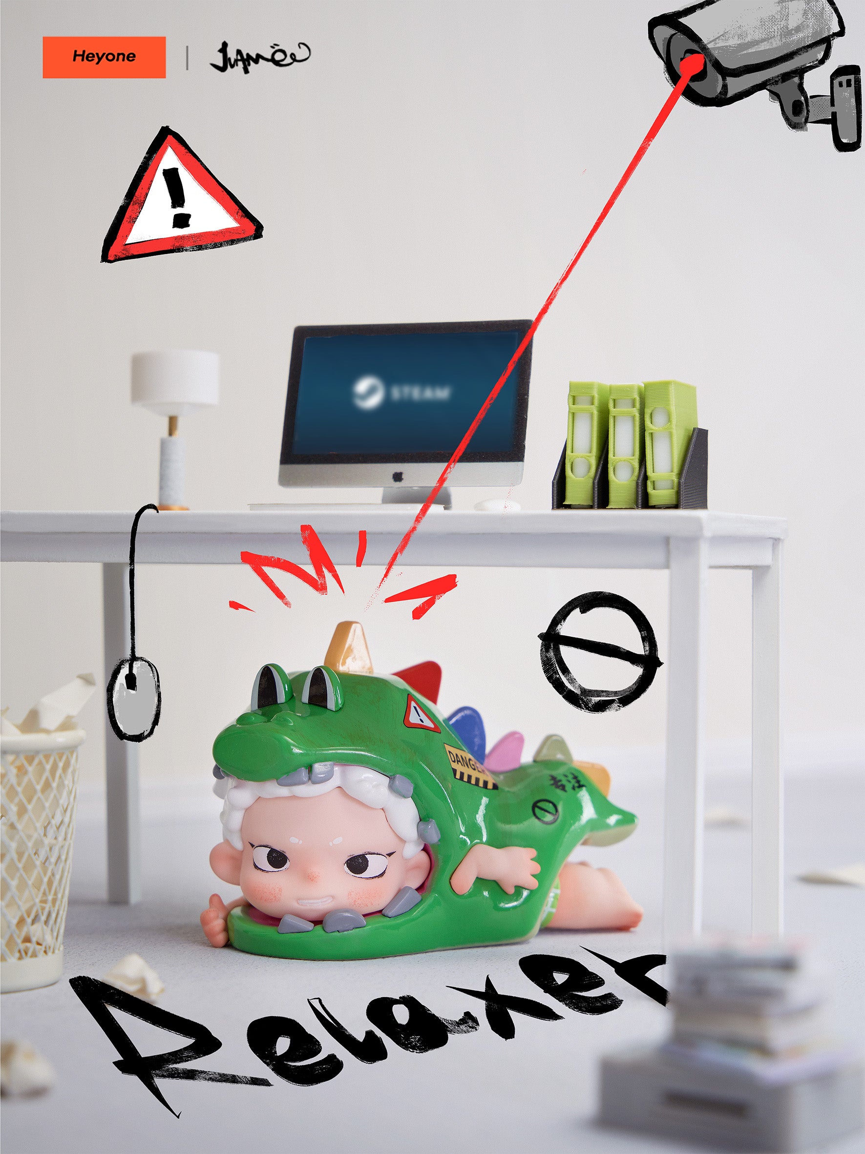 CRAZY OFFICE : A GUIDE TO THE BREAKING POINT - BLIND BOX - 6.5-10cm