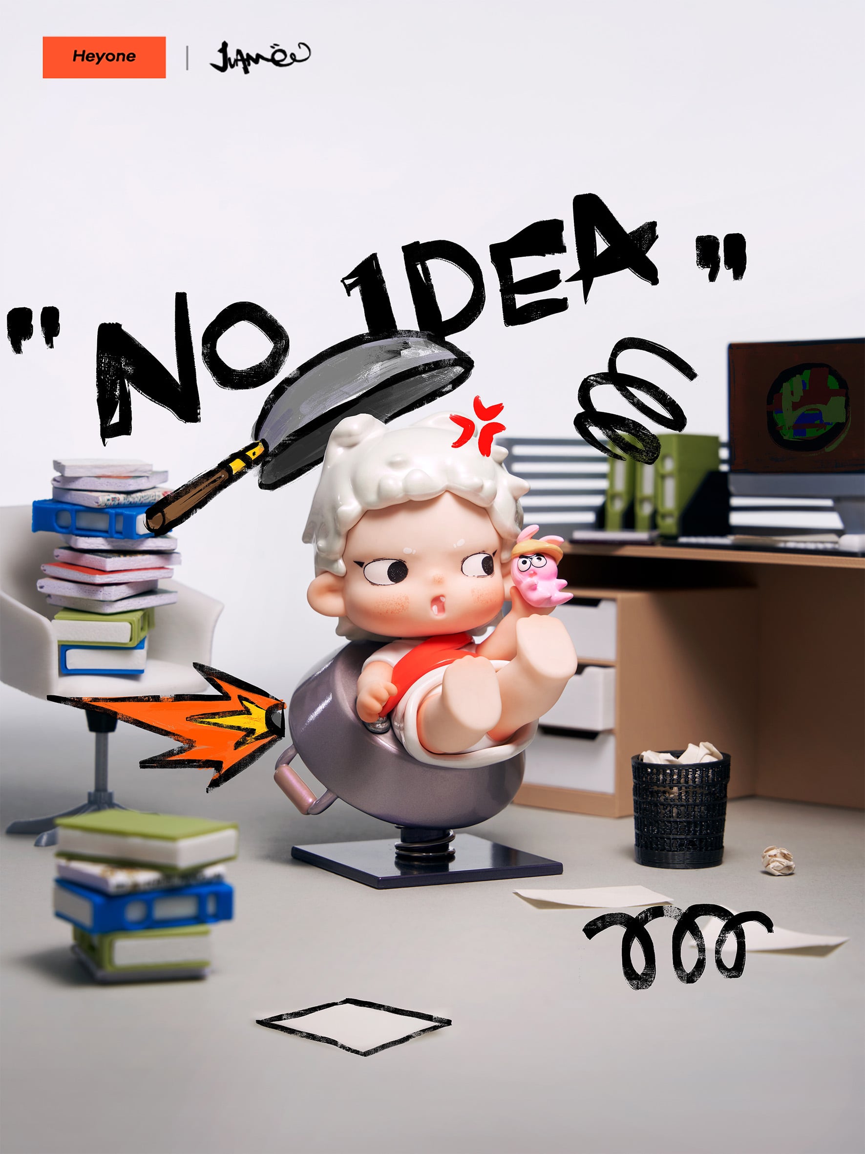 CRAZY OFFICE : A GUIDE TO THE BREAKING POINT - BLIND BOX - 6.5-10cm