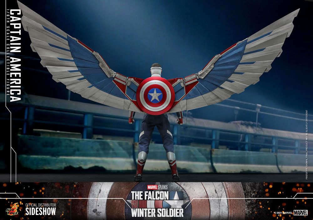 MARVEL - Captain America (Falcon & Winter S) - Figurine articulée 30cm