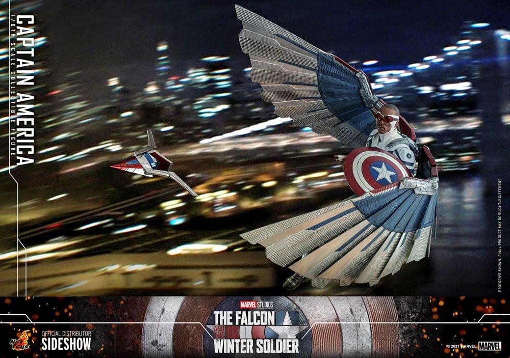 MARVEL - Captain America (Falcon & Winter S) - Figurine articulée 30cm