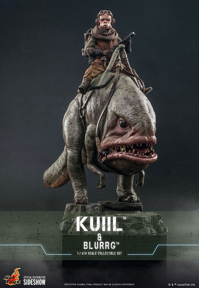 STAR WARS - Kuiil & Blurrg (The Mandalorian) - Statues 37cm