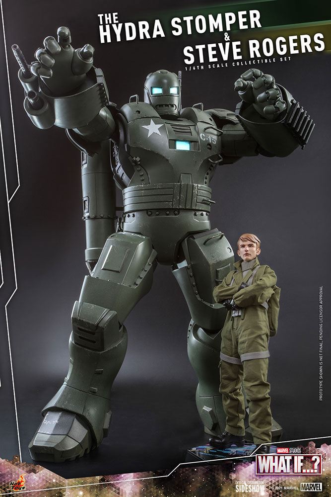 MARVEL - Hydra Stomper & Steve Rogers (What if...?) - Statuettes 56cm