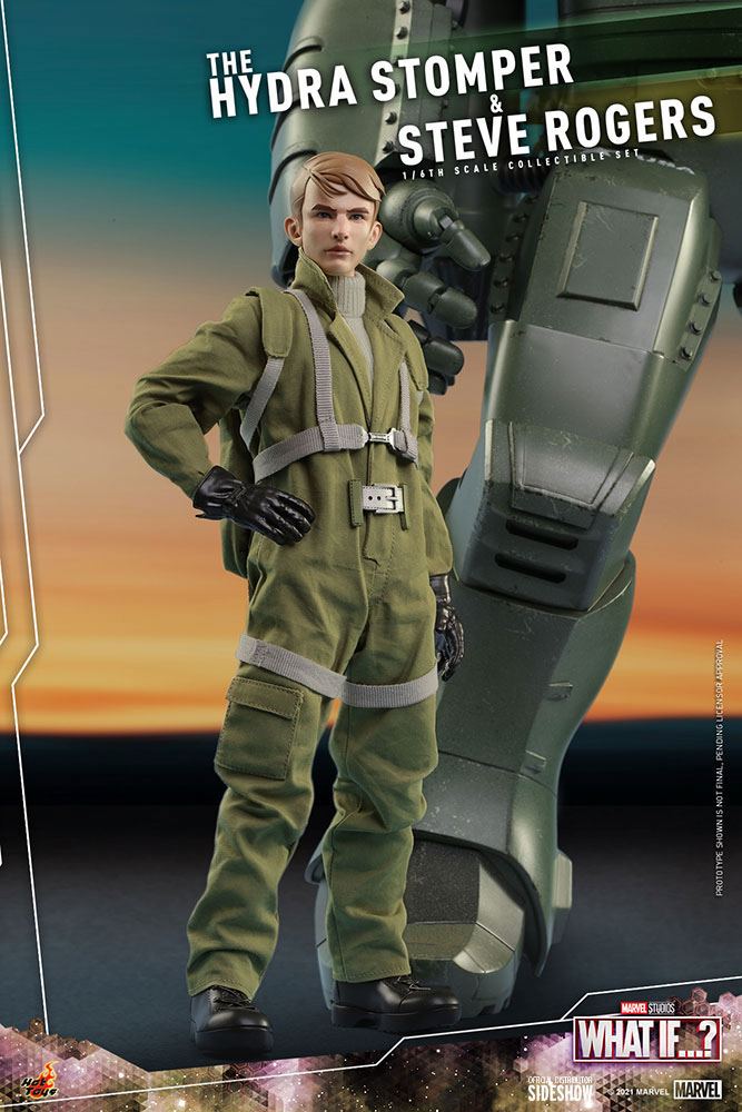 MARVEL - Hydra Stomper & Steve Rogers (What if...?) - Statuettes 56cm