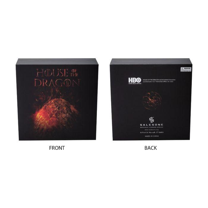 HOUSE OF THE DRAGONS - 3 Dragons - Pendant with Gem Necklace