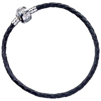 HARRY POTTER - Black Leather Charm Bracelet - 20cm