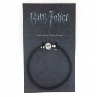 HARRY POTTER - Black Leather Charm Bracelet - 18cm