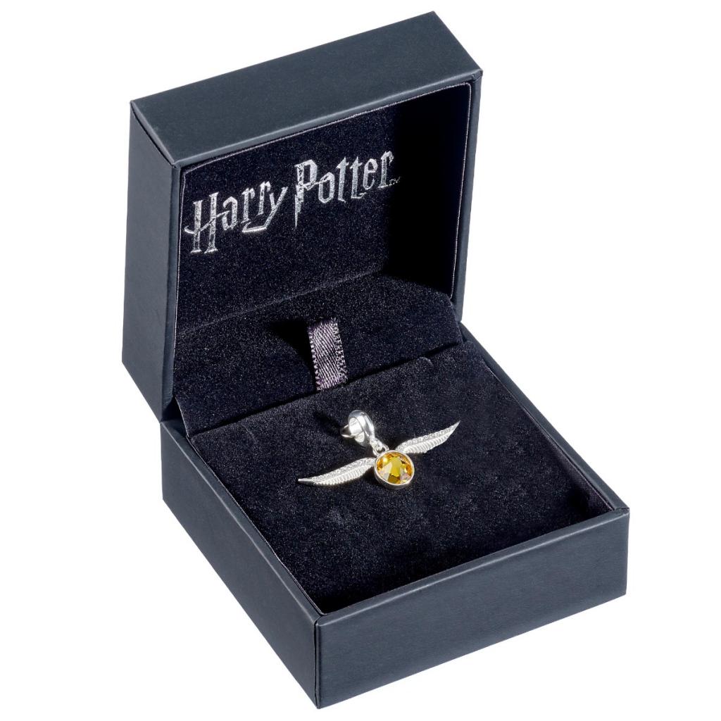 HARRY POTTER - Golden Snitch - Crystals Slider Charm for Bracelet