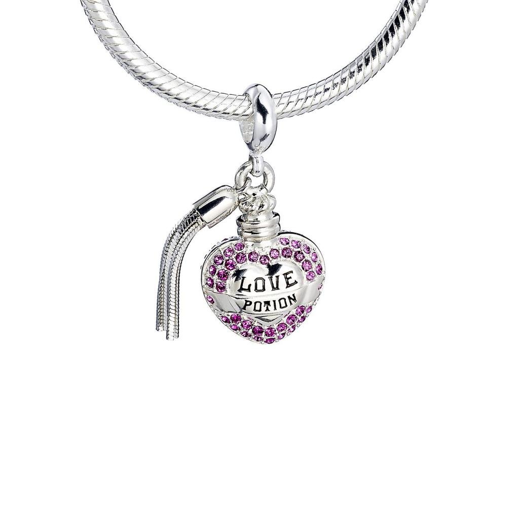 HARRY POTTER - Love Potion - Charm Slider + Crystals for Bracelet