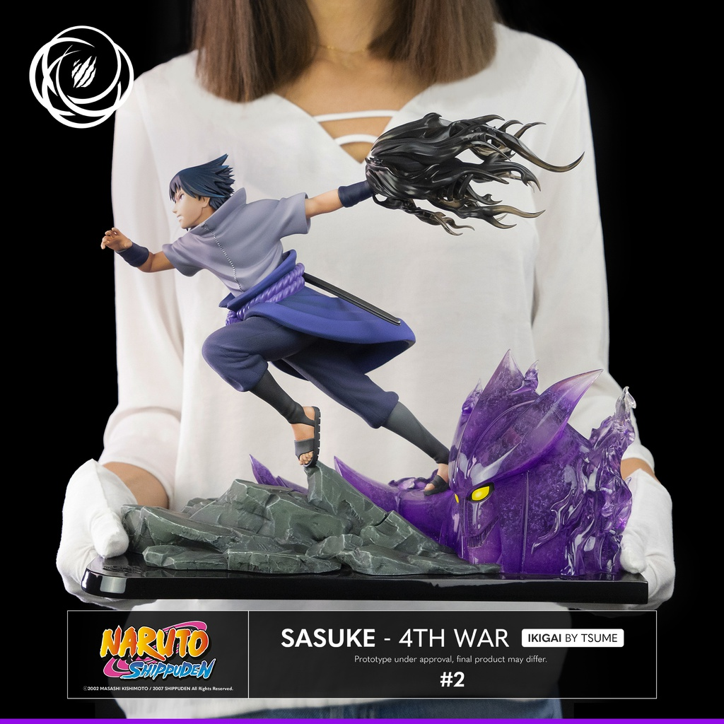 NARUTO - Sasuke Uchiwa Ikigai - 4th War - Statue Résine 1/6 By Tsume