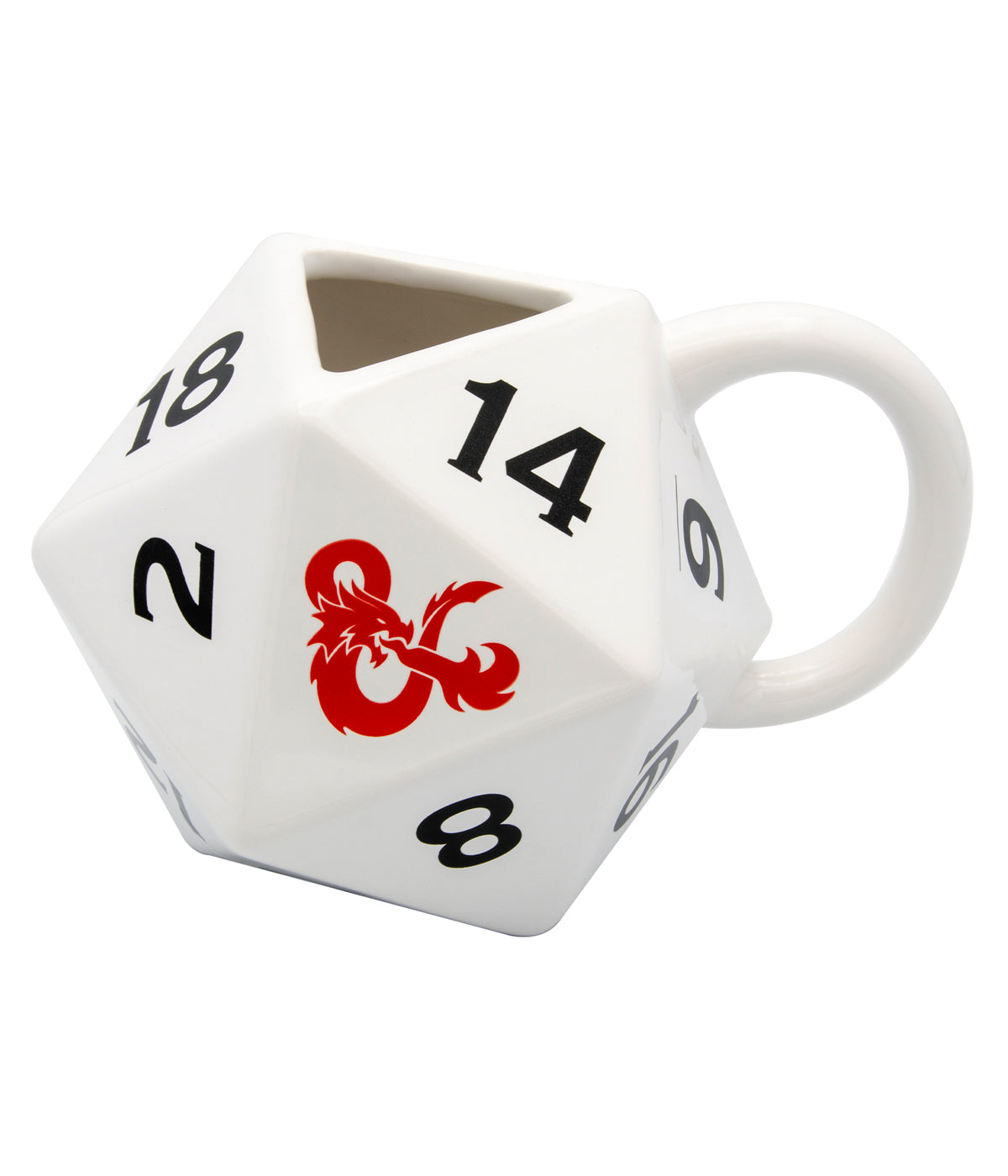 DUNGEONS & DRAGONS - D20 Dice - Ceramic 3D Mug 15.2x10.6x10cm