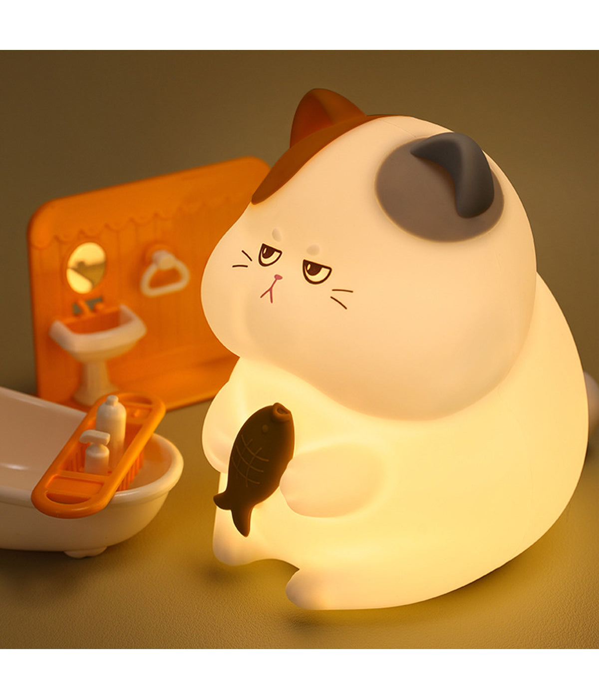 KAWAII - Funny Cat - 3D Light 9.6x11.6x12.6cm