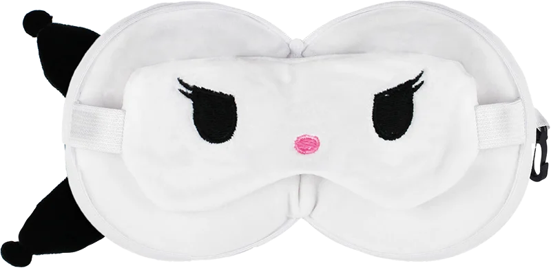 HELLO KITTY - Kuromi - Travel bag with sleep mask 15cm