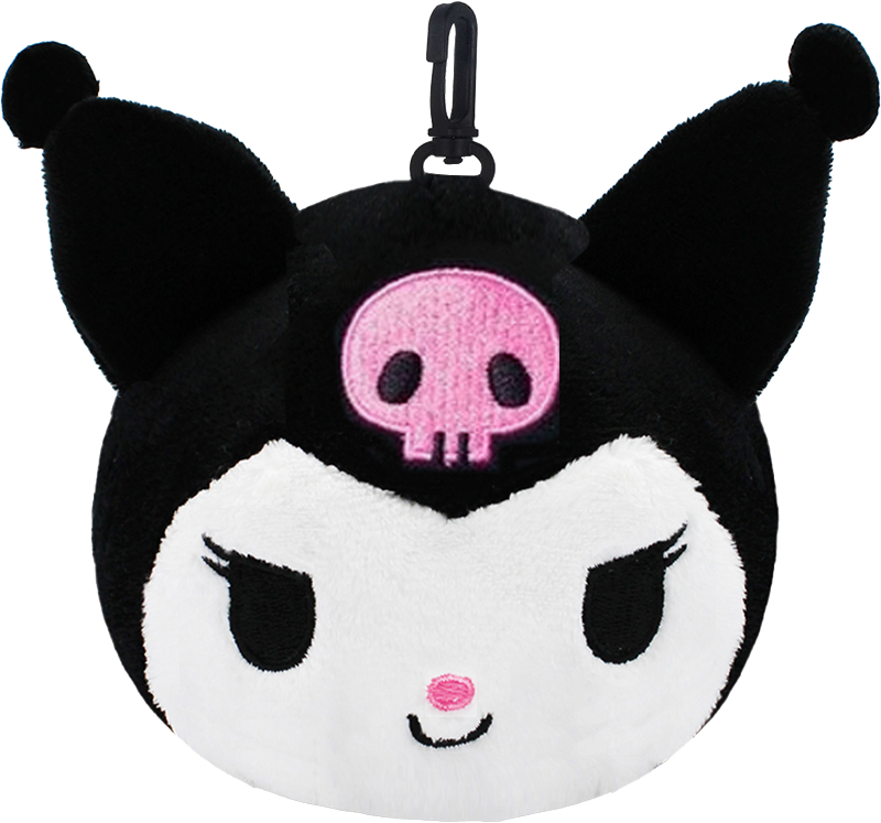 HELLO KITTY - Kuromi - Travel bag with sleep mask 15cm