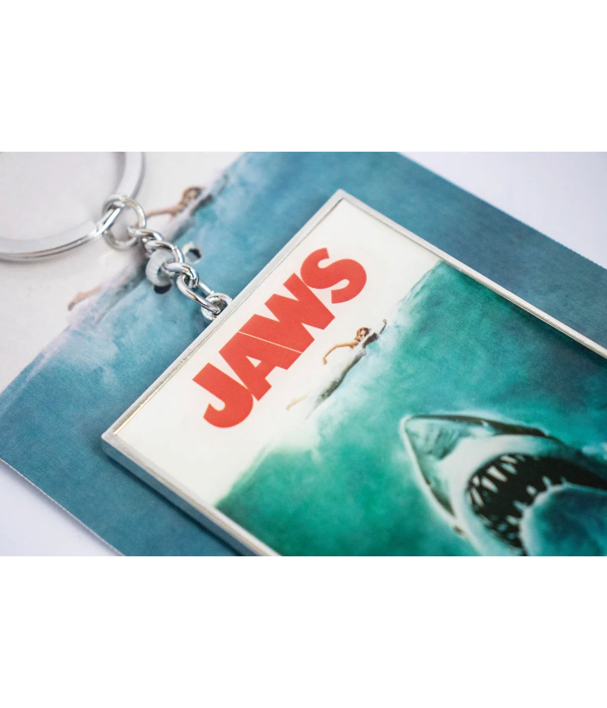 JAWS - Metal Keychain 7.5x0.5x17.5cm