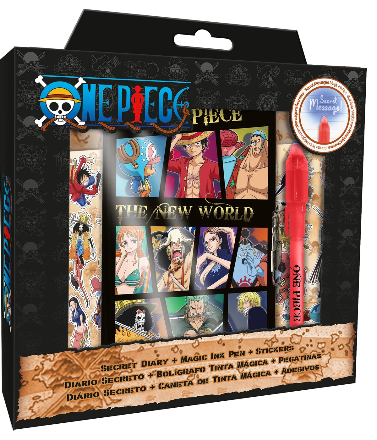 ONE PIECE - Diary and Magic Pen set
