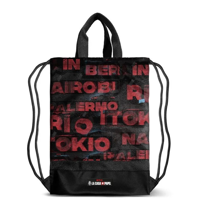 LA CASA DE PAPEL - Cities - Gym Bag '49x34x1cm'