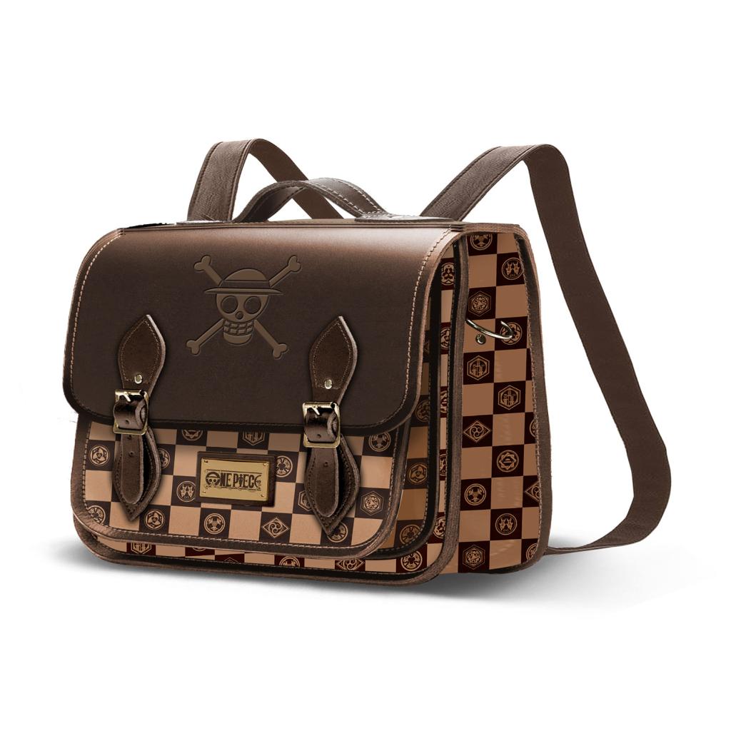 ONE PIECE - Checkerboard - Convertible Satchel Bag '27x20x11cm'