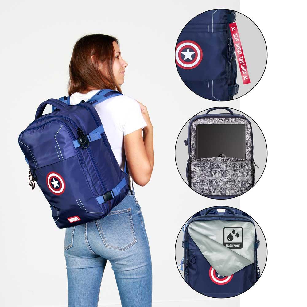 CAPTAIN AMERICA - Cabin Travel Bag Mercury  '40x25x20cm'