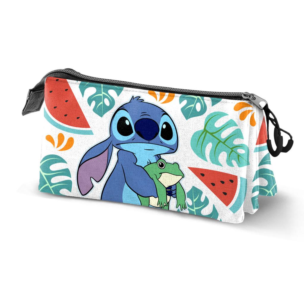 STITCH & Frog - Triple Pencil Case