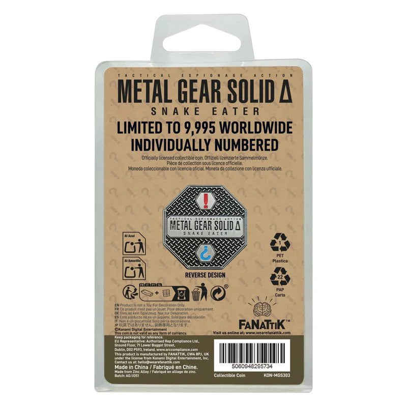 METAL GEAR SOLID DELTA - Naked Snake - Limited Edition Coin
