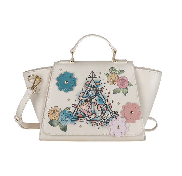 HARRY POTTER - Reliques de la Mort Florale -Sac à main Luxe '33x21x12'