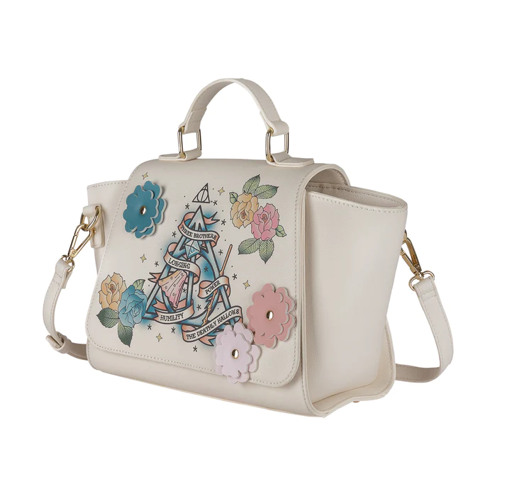 HARRY POTTER - Reliques de la Mort Florale -Sac à main Luxe '33x21x12'