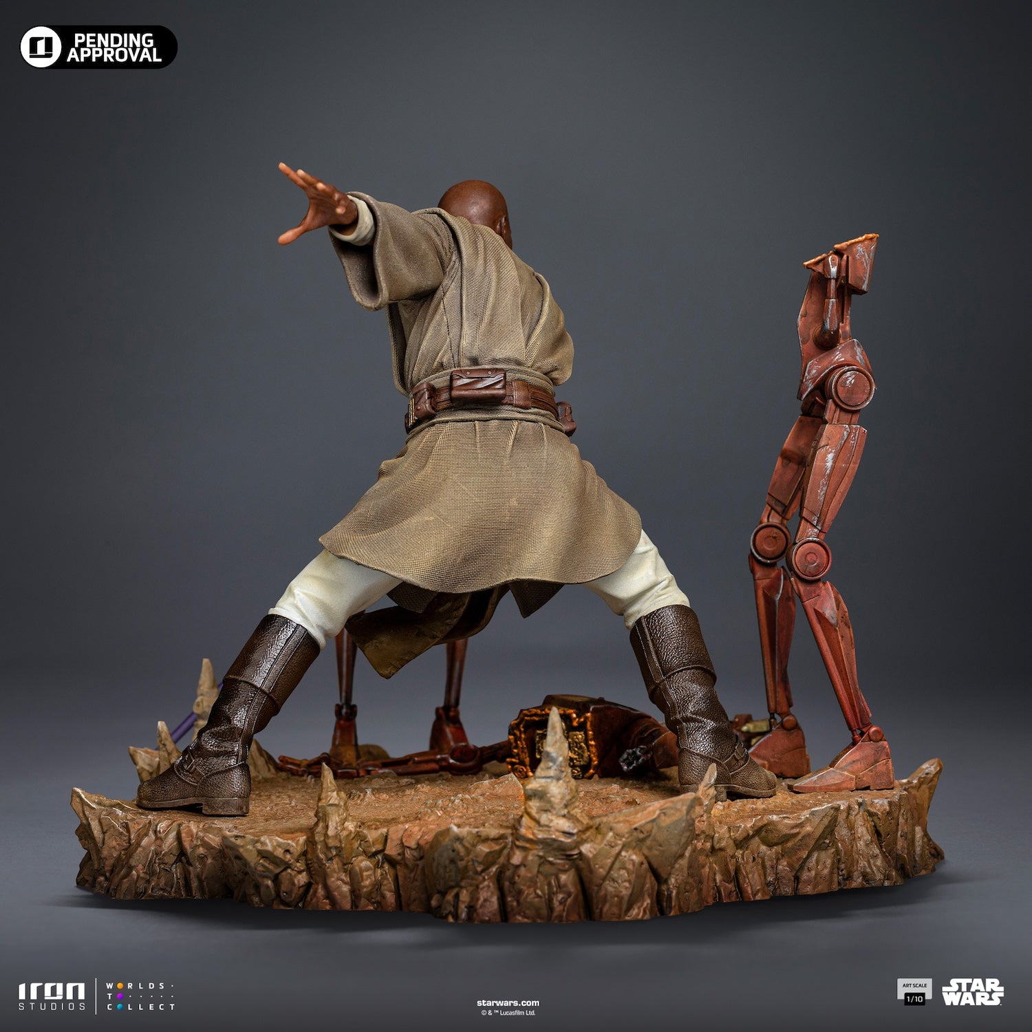 STAR WARS - Mace Windu - Statue Art Scale 1/10 17.85cm