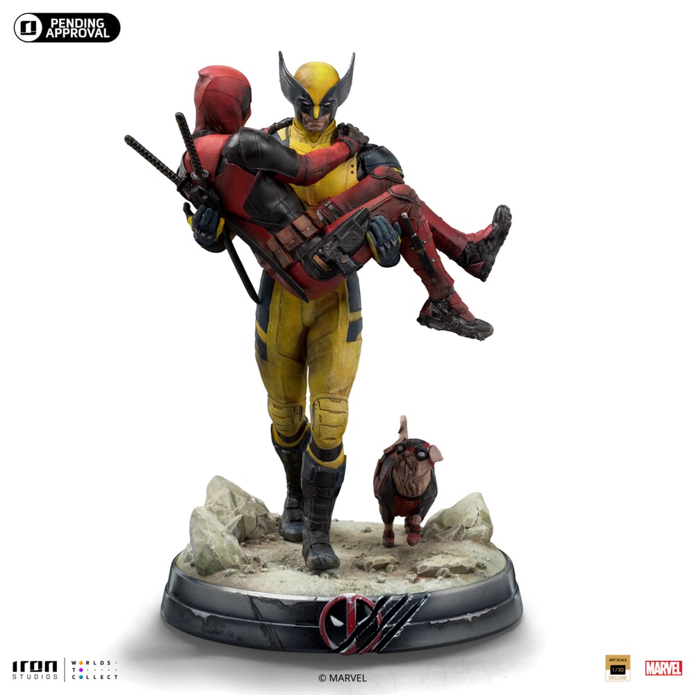 MARVEL - Deadpool et Wolverine -Statuette Art Scale 1/10 Deluxe 21.5cm