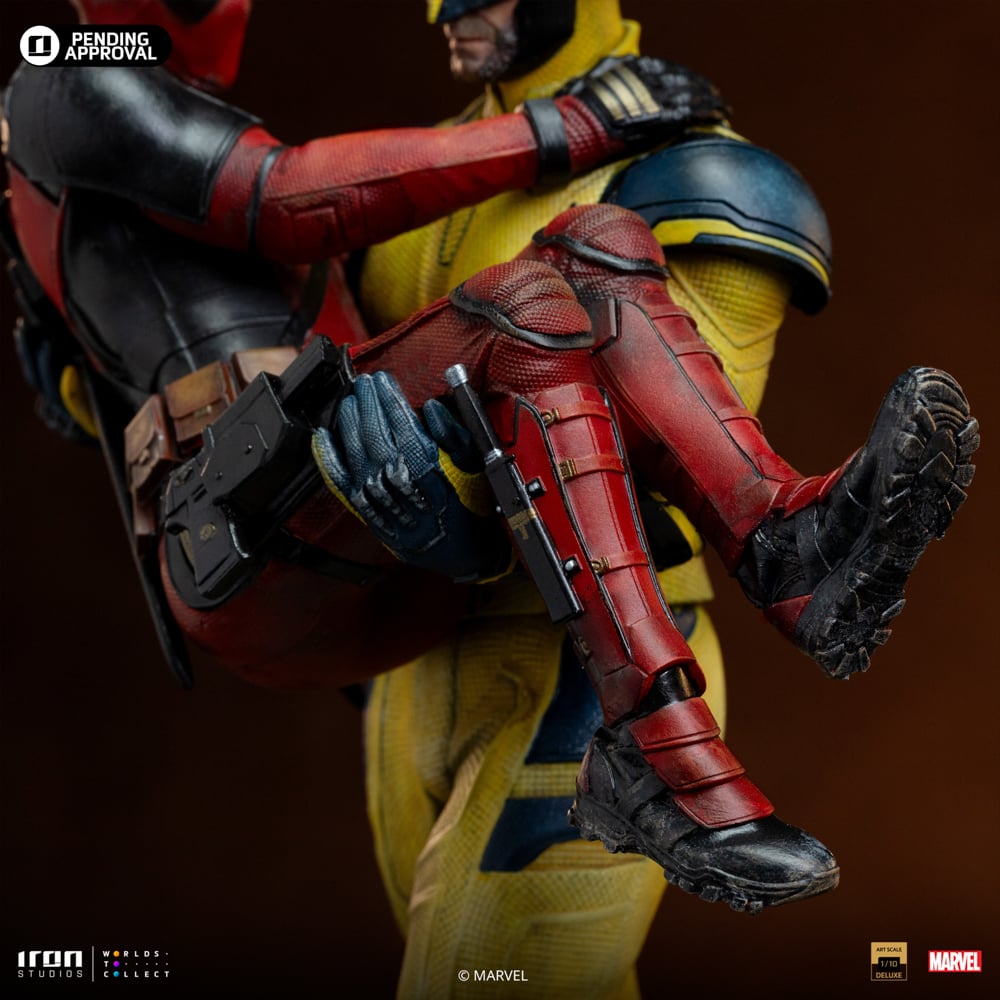 MARVEL - Deadpool et Wolverine -Statuette Art Scale 1/10 Deluxe 21.5cm