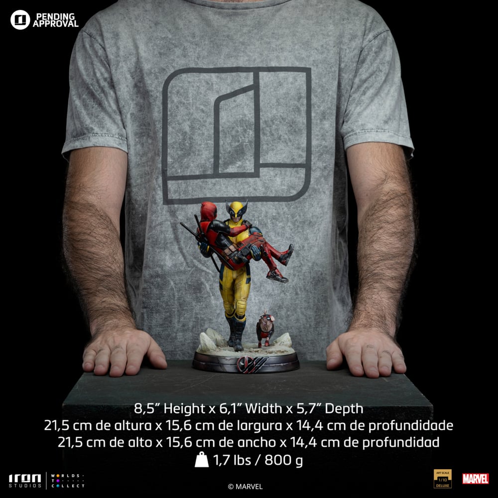 MARVEL - Deadpool et Wolverine -Statuette Art Scale 1/10 Deluxe 21.5cm