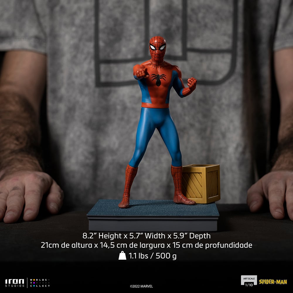 MARVEL - Spider-Man 60s (Série Animé) - Statuette ArtScale 1/10 21cm
