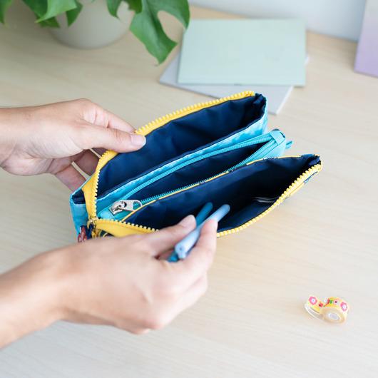 STITCH - Tropical - Triple Pencil Case