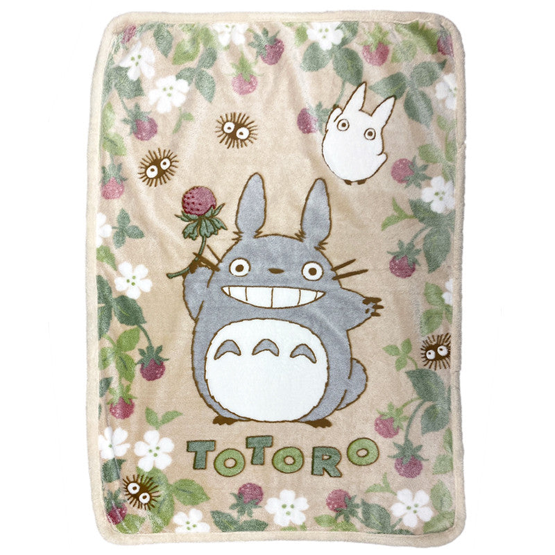 MY NEIGHBOR TOTORO - Totoro Rapsberry - Fluffy Blanket 100x140cm